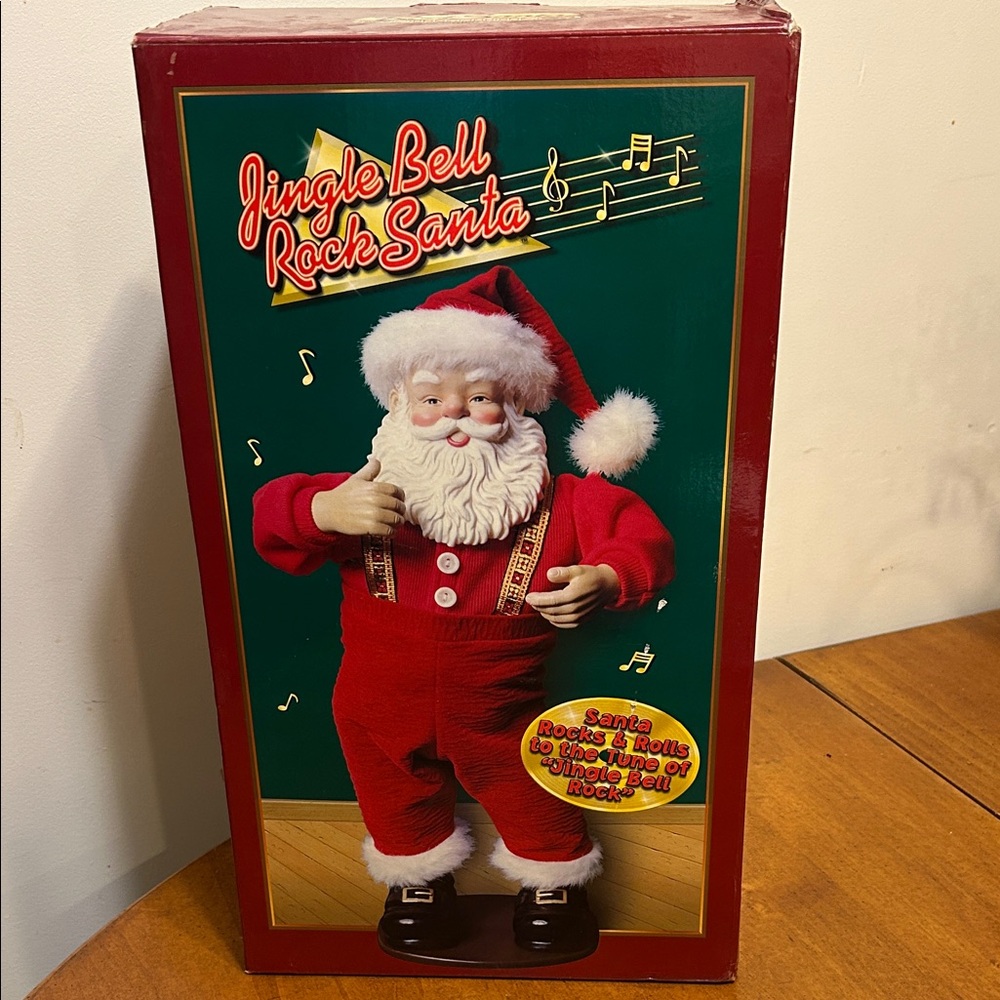 Jingle Bell Rock Santa new in box